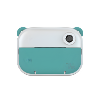 Myfirst camera insta wi bleu vert + motif de couleur autocollant thermique wi gratuit