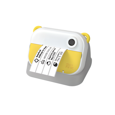 Myfirst camera insta wi jaune + motif de couleur d'autocollant thermique wi gratuit