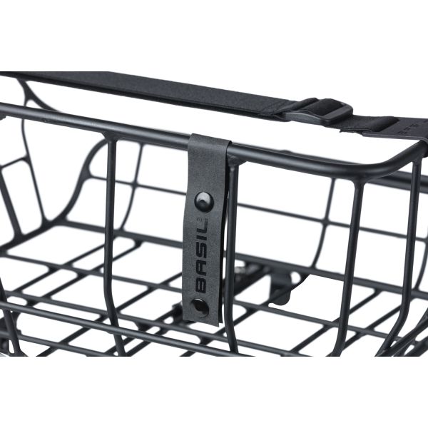 Basil Portland - Panier à vélo - First - Matt Black
