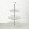 Boltze home etagere relief h35cm verre