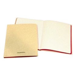 Carnet relié aurore à carreaux 5x5mm 80g m2 10,5x16,5cm 192 pages 96 feuilles