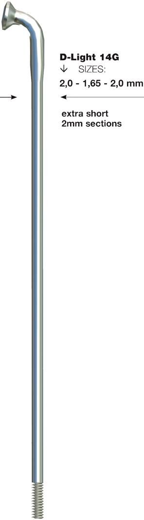 Sapim Spaak D-Light Play D-Loght SST DB 2x1.65x258mm b