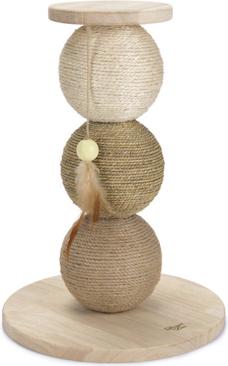 Balles à gratter conçues par Lotte Elio - griffoir - 34x34x47,5
