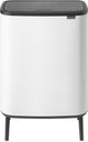Poubelle Brabantia bo touch bin hi - 60 litres - 1 compartiment - blanc