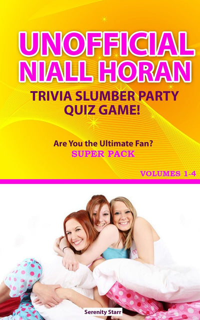 Ty non officiel Niall Horan Trivia Sleep Par Quiz Game Super Pack Volumes 1-4