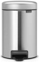 Seau de pédale Brabantia NewIcon, 3L - Matt Steel