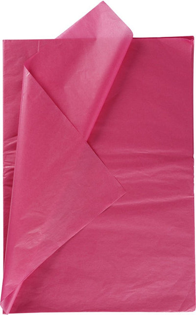 Papier de soie Creativ company, feuille 50x70 cm, 17 gr, rose, 25 feuilles 1 boîte