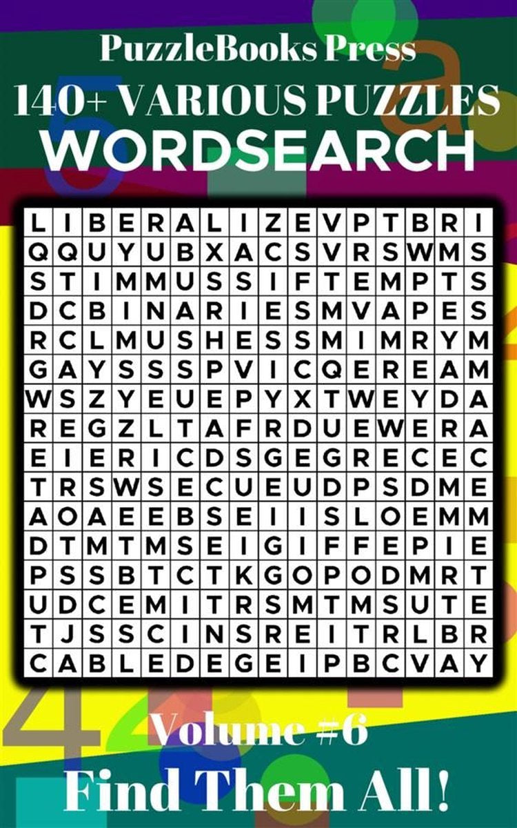 Puzzlebooks presse recherche de mots - volume 6