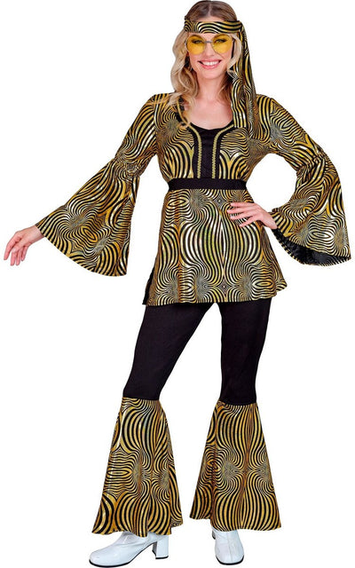 Widmann éblouissant gold groove style années 70 - femme