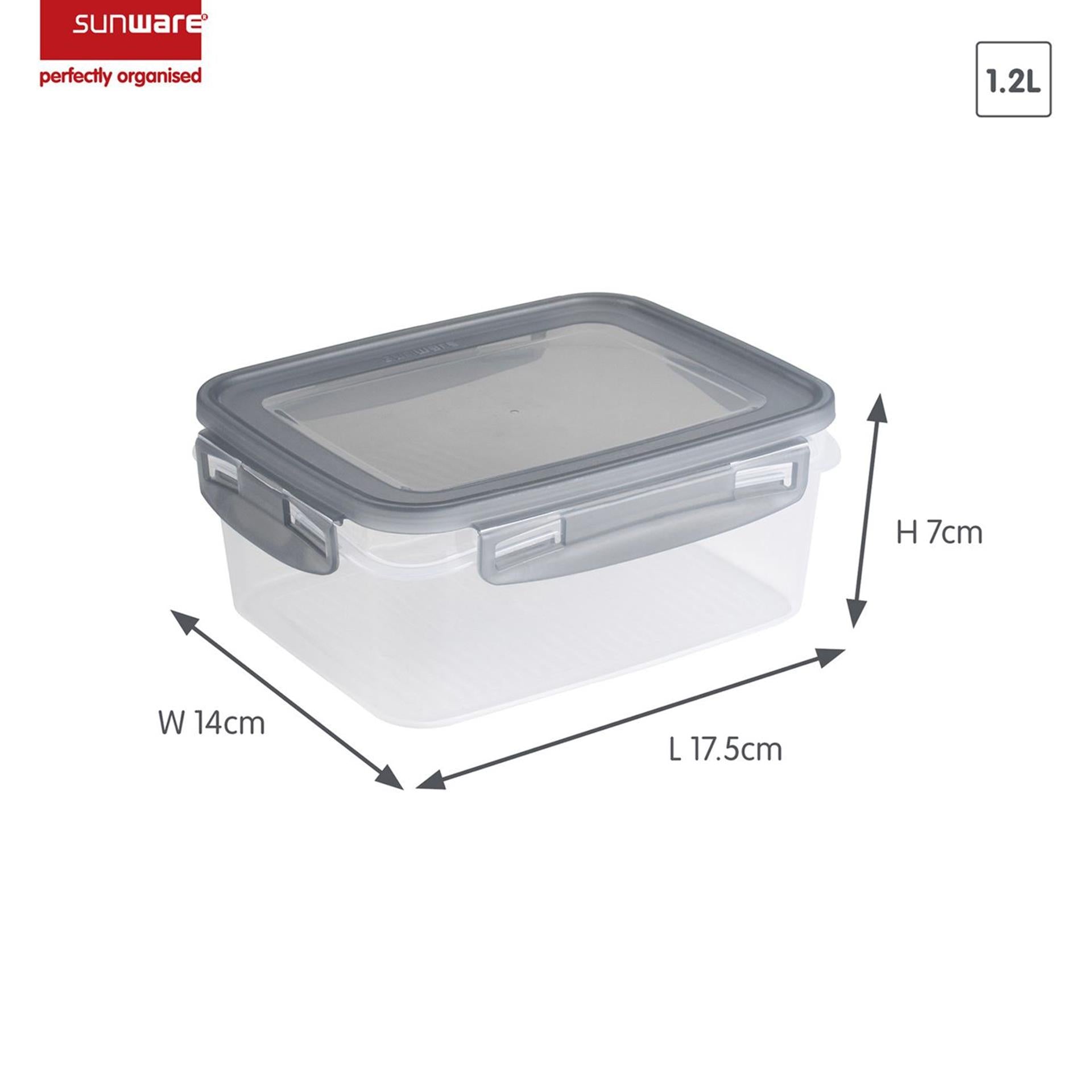 Boîtes de congélation Sunware club cuisine 1,2l
