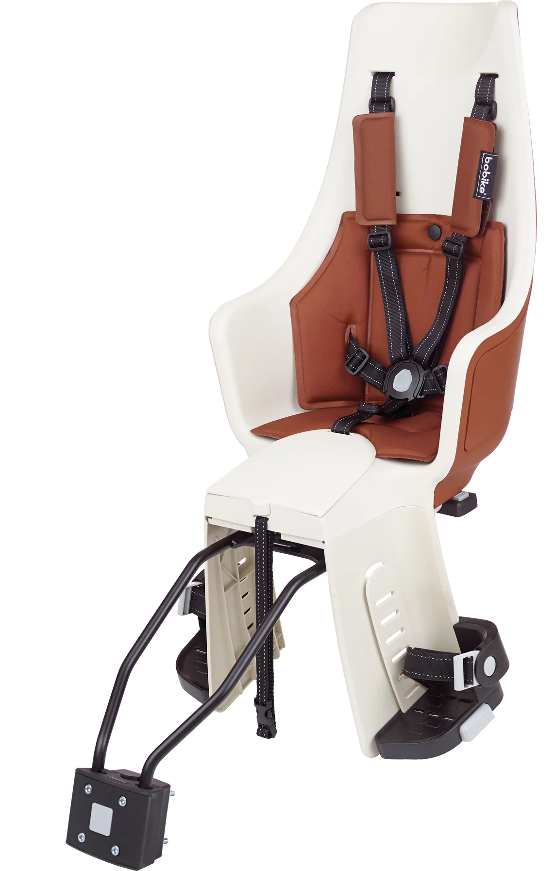 Bobike Child siège derrière Maxi Exclusive Tour Plus Cinnamon Brown Frame Confiration (FF)