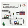 Train en bois avec ruban de route, 8mtr