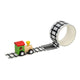 Train en bois avec ruban de route, 8mtr