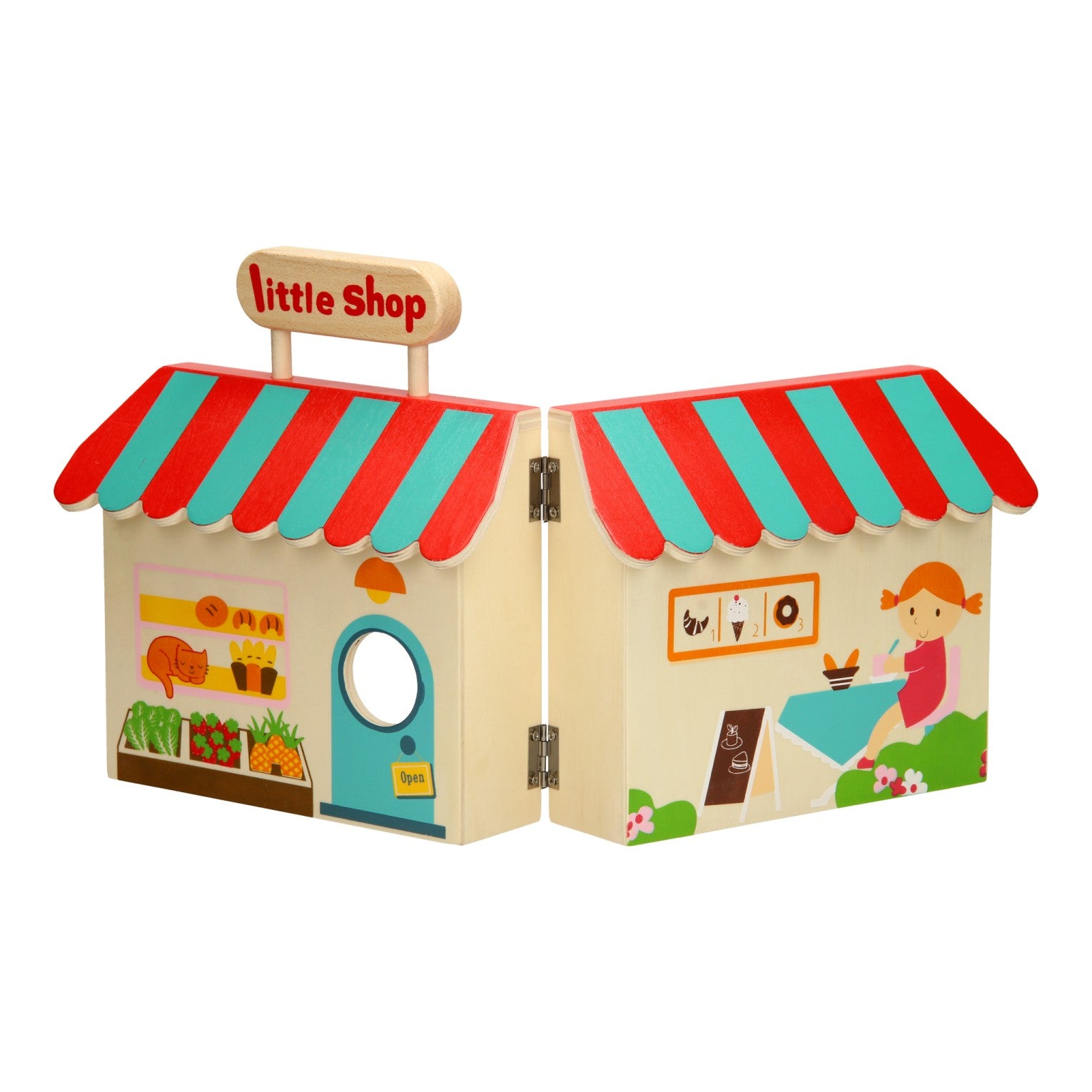 Jeu de supermarché portable Set Wood