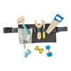 Ceinture à outils avec étagère de raid en bois