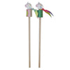 Bâton en bois avec ruban de danse licorne