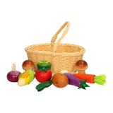 Pic Légumes en bois dans le panier de pique-nique 11dlg. - afbeelding 1