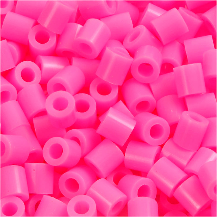 Perles à repasser Nabbi, dim. 5x5 mm, diamètre intérieur 2,5 mm, moyen, rose (32222), 1100 pièces 1 boîte