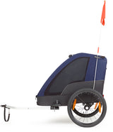 Trailer pour enfants Polisport sans kit de marche bleu gris - afbeelding 3