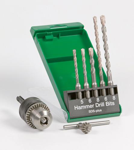 Jeu de forets Hikoki sds+ avec adaptateur (nml)