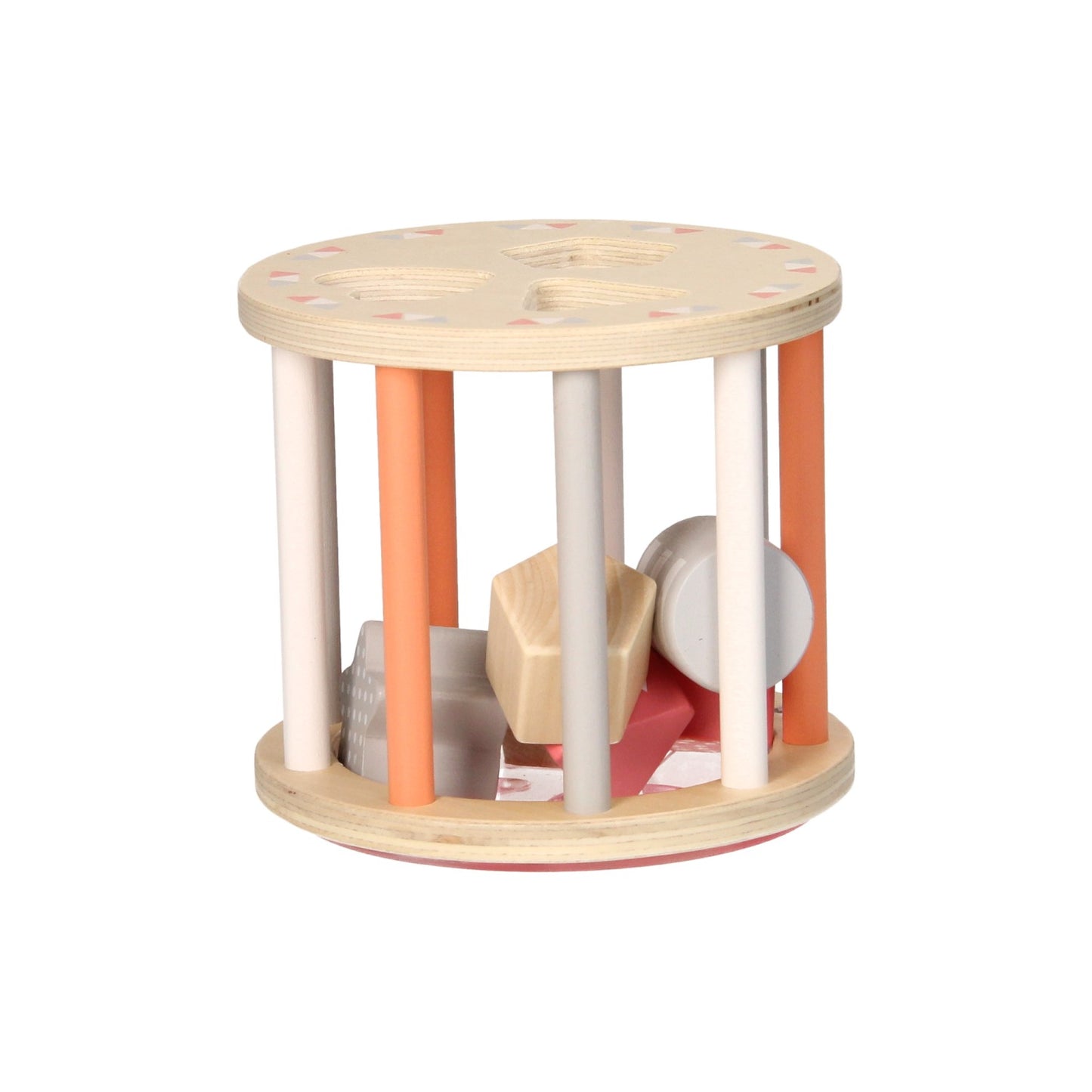 Ragagement en bois ragoût rose pastel rose
