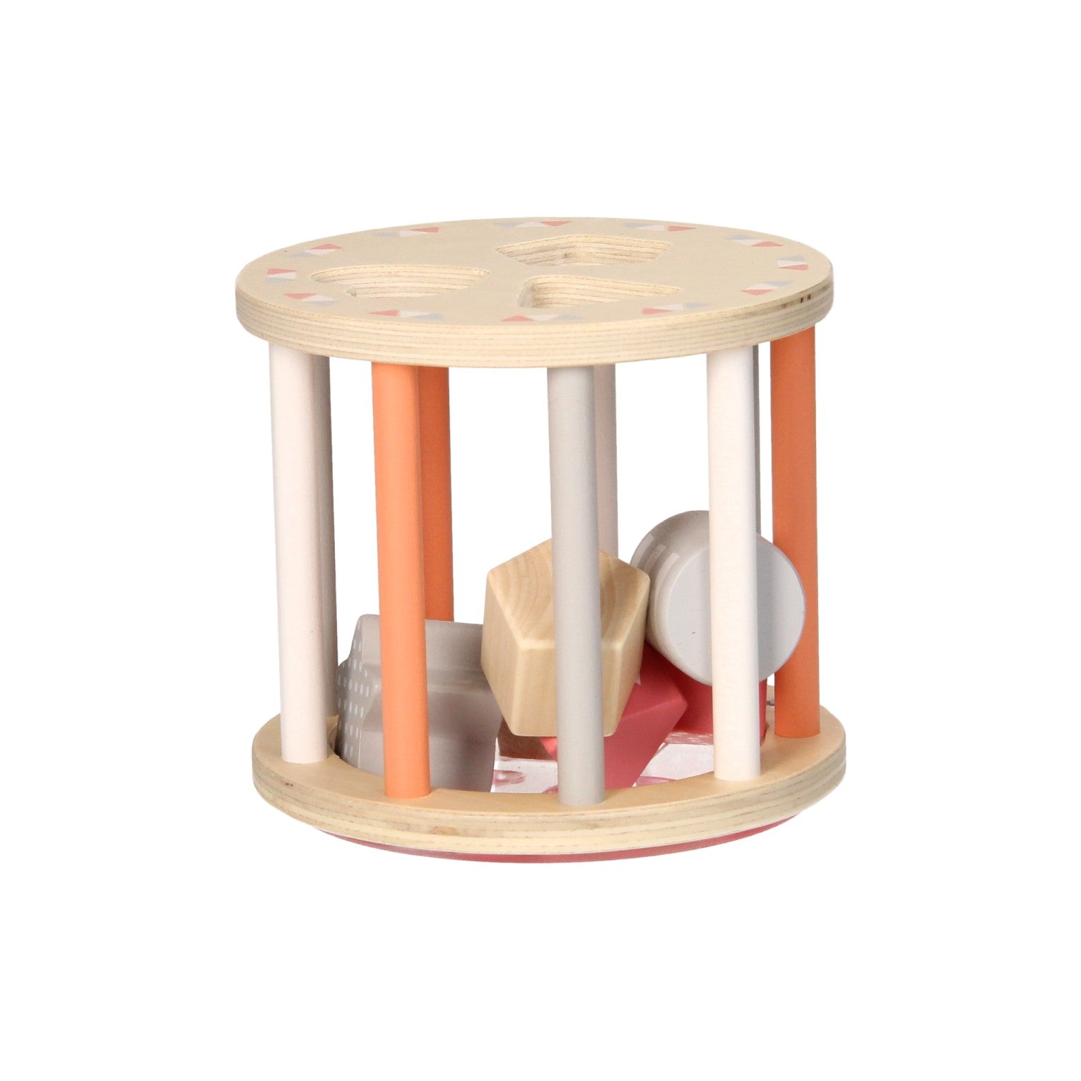 Ragagement en bois ragoût rose pastel rose