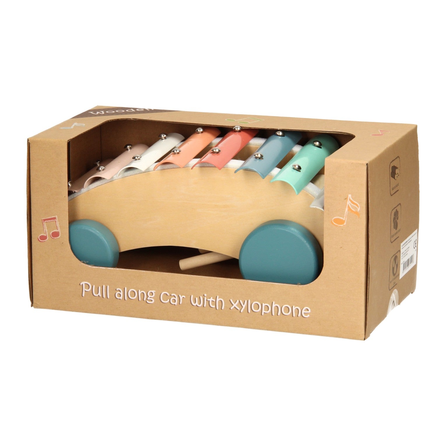 Véhicule migrateur xylophone pastel