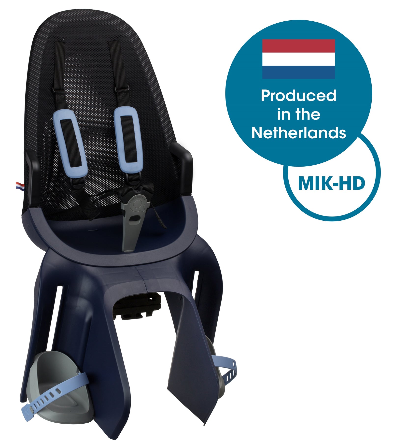 Qibbel Air siège arrière MIK-HD bleu denim