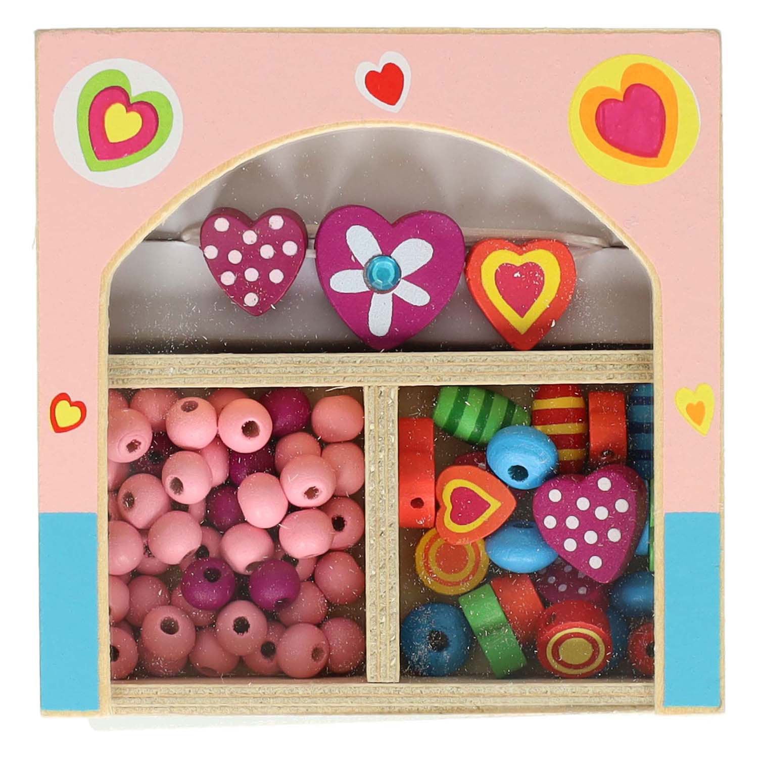 Boîte à perles en bois