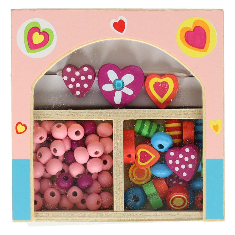 Boîte à perles en bois