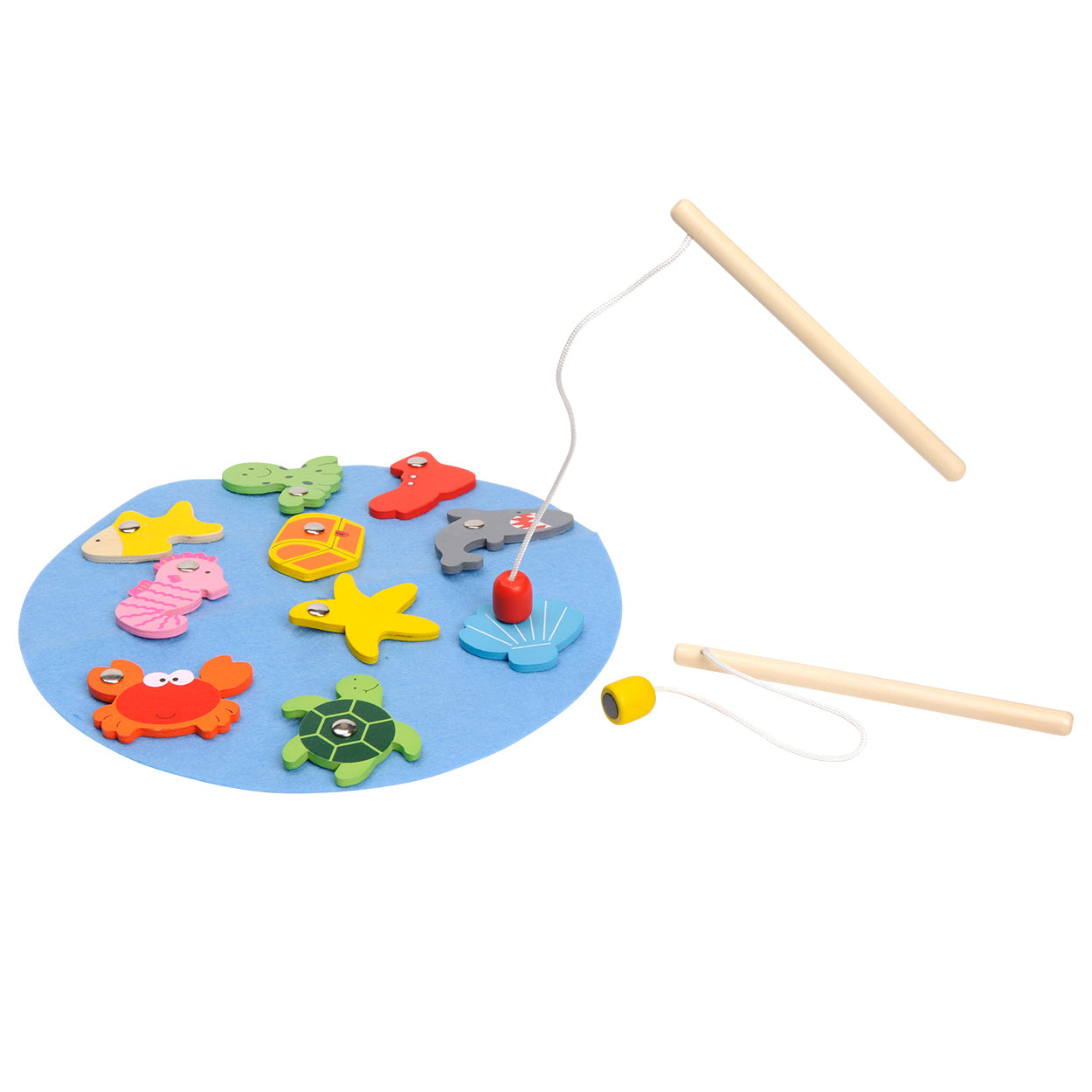 Jeu de pêche magnétique en tube