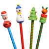 Christmas de crayon en bois