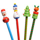 Christmas de crayon en bois