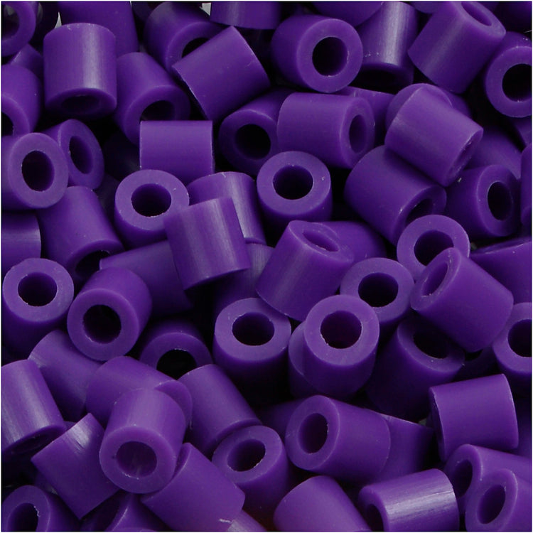 Perles à repasser Nabbi, dim. 5x5 mm, diamètre intérieur 2,5 mm, moyen, violet foncé (32234), 6000 pièces 1 boîte