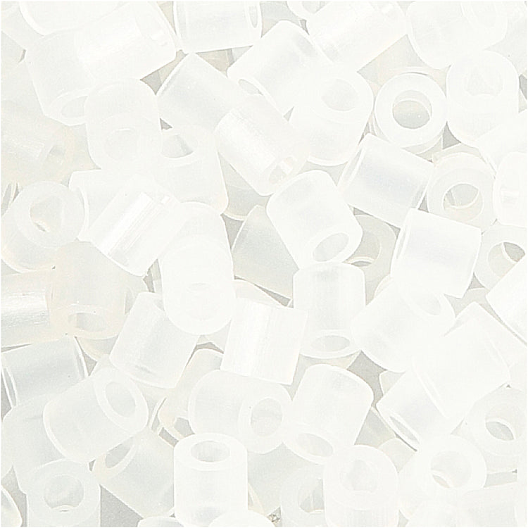 Perles à repasser Nabbi, dim. 5x5 mm, diamètre intérieur 2,5 mm, moyen, transparent (32264), 6000 pièces 1 boîte