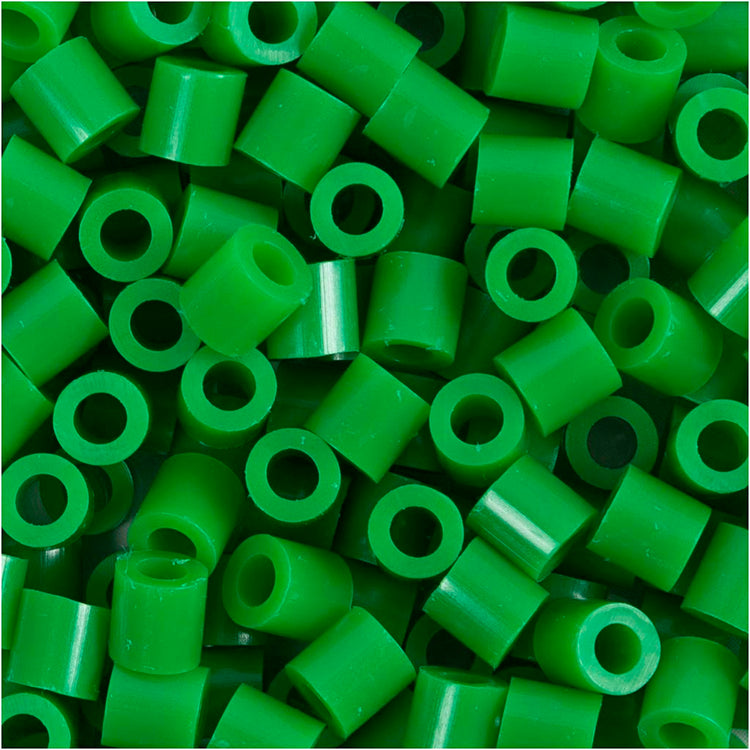 Perles à repasser Nabbi, dim. 5x5 mm, diamètre intérieur 2,5 mm, moyen, vert (32230), 6000 pièces 1 boîte