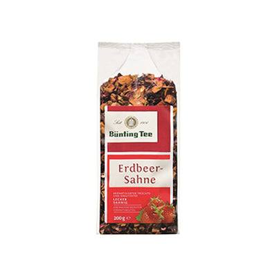 Bunting tee fruchtetee erdbeer-sahne sachet (6x 200 gr)
