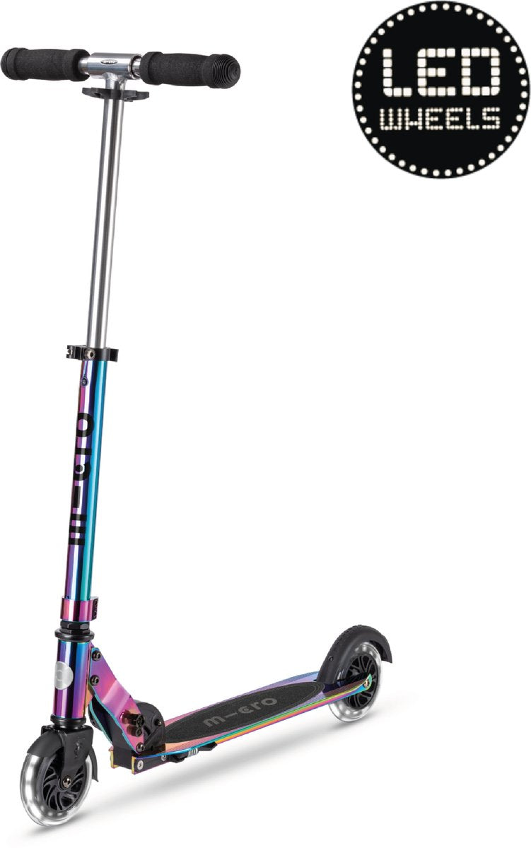 Micro-sprite Trottinette pliable 2 roues LED - néochrome