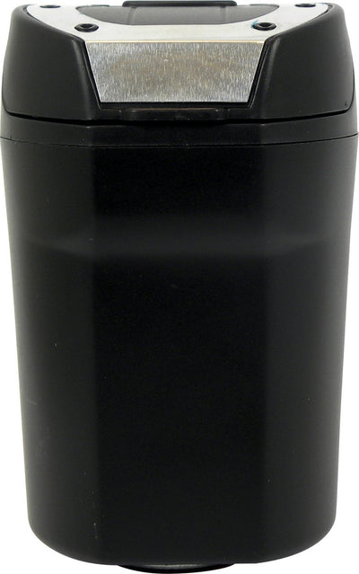 Cendrier de voiture Carpoint avec couvercle 10cm - chrome noir