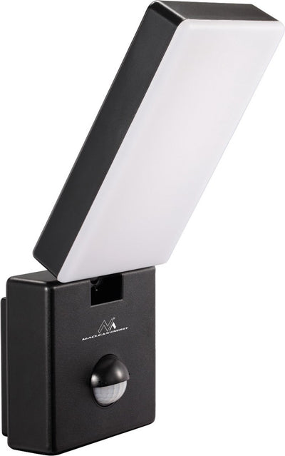 Maclean - Lampe d'extérieur LED avec détecteur de mouvement PIR - 10w - 800lm - 4000k - ip65 - noir - mce516 b