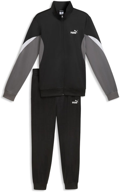 Puma ess block poly suit survêtement unisexe - noir