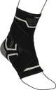 Bandage de compression de cheville Avento - noir gris argenté - taille s m