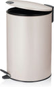 Kela poubelle à pédale, 12 l, beige - | mat