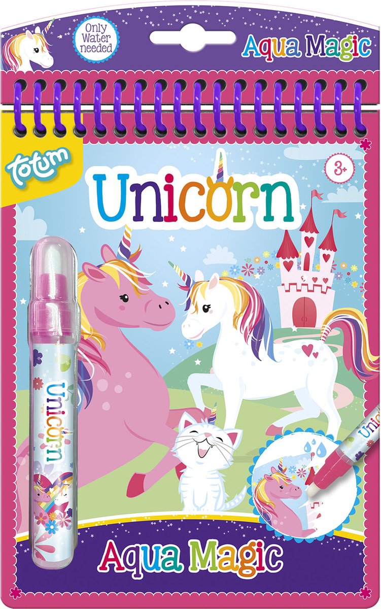 TOTUM Aqua Unicorn Water Coloring Book