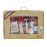 Jeu de docteur en bois dans un sac - 14 pièces. - afbeelding 2