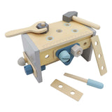 Boîte à outils portative en bois, 17 pièces. - afbeelding 3