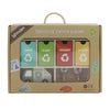 Ensemble de jeux de centre de recyclage en bois