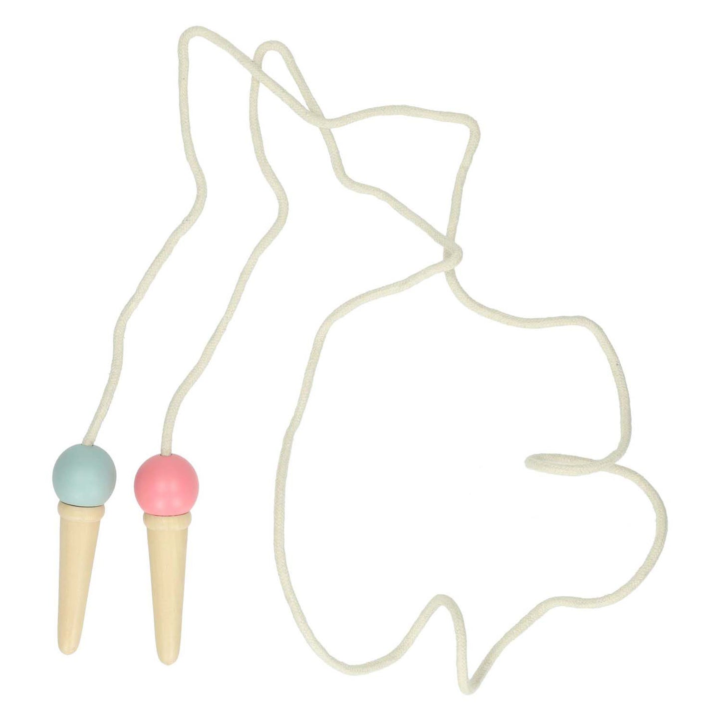 Corde à sauter en bois pour glace, 200 cm