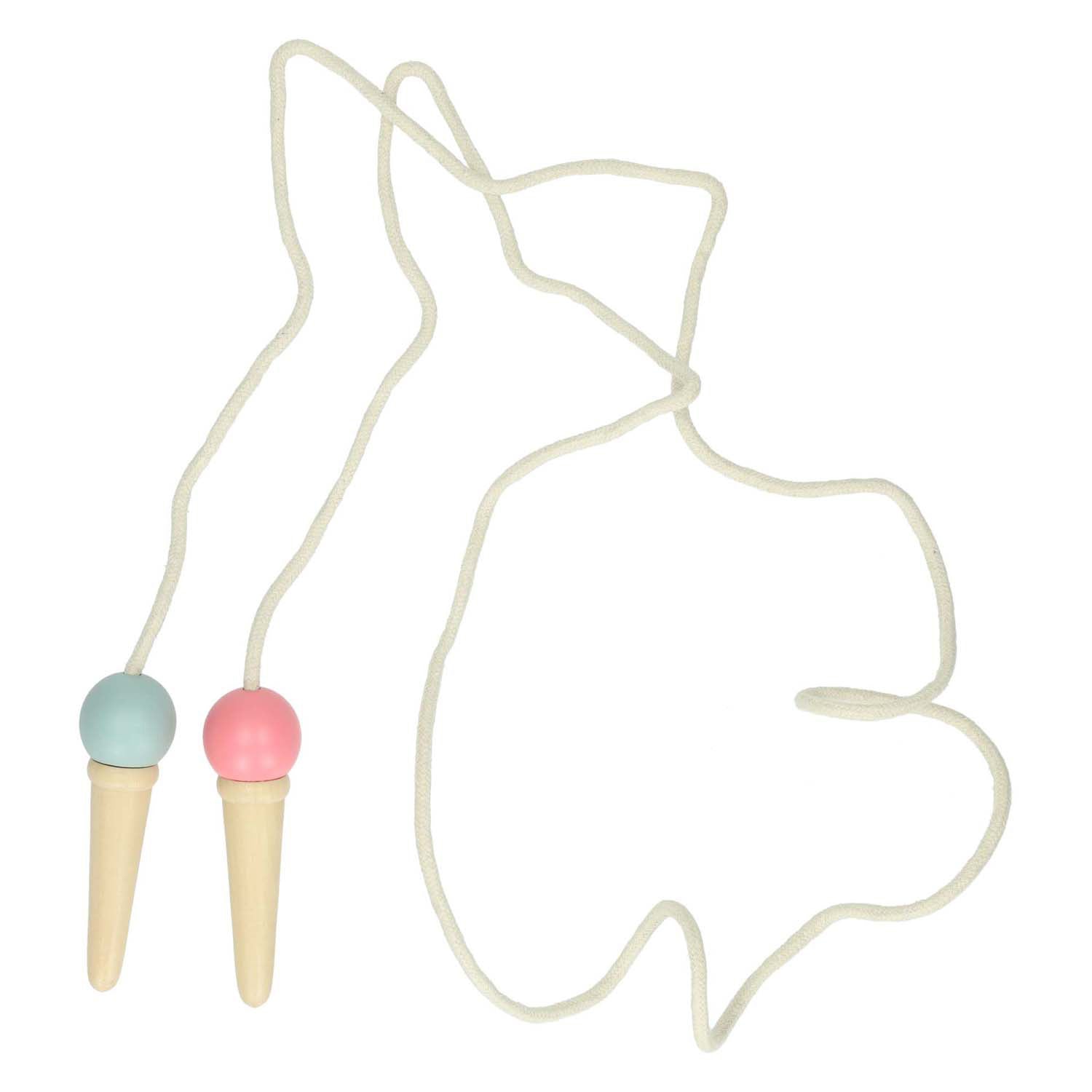 Corde à sauter en bois pour glace, 200 cm