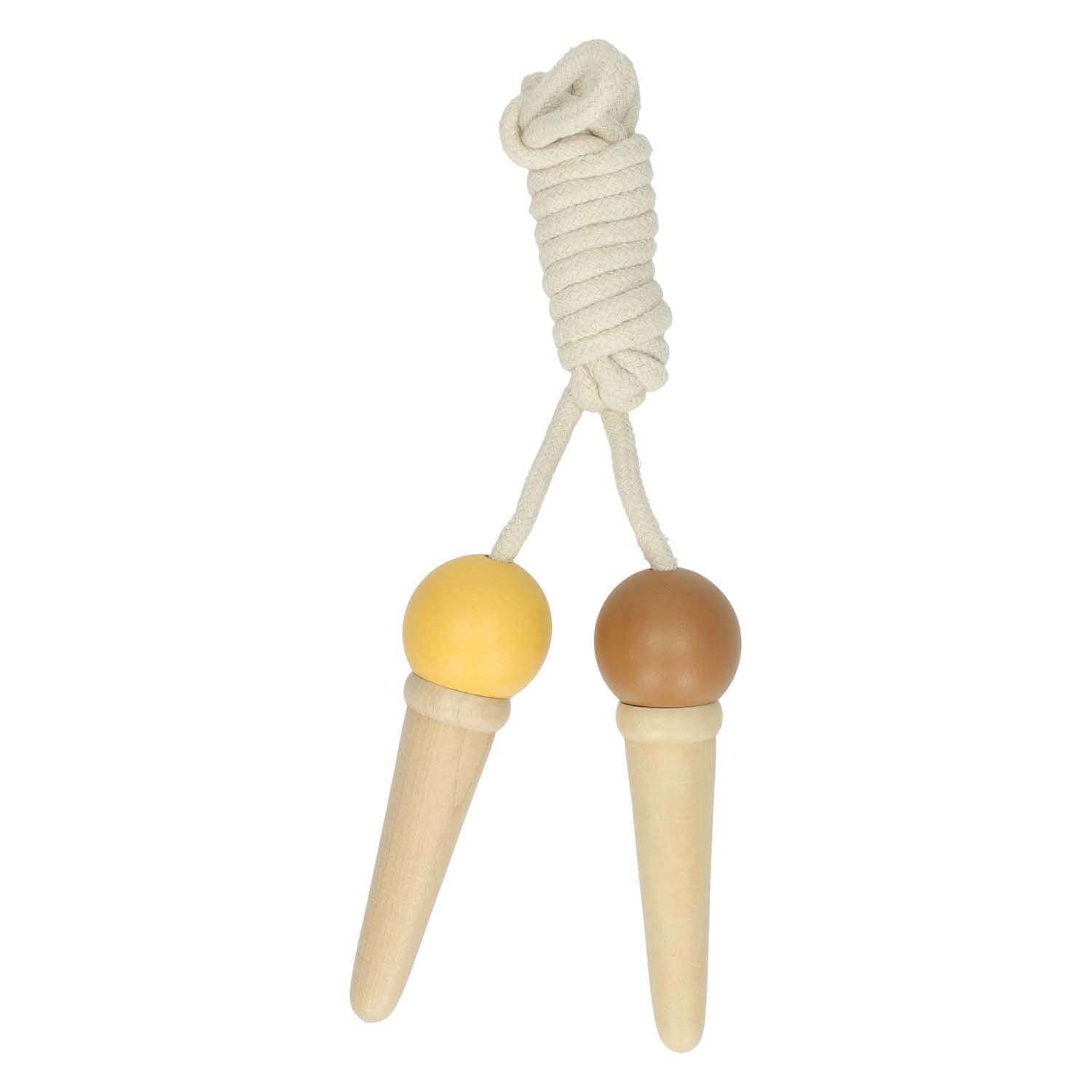 Corde à sauter en bois pour glace, 200 cm